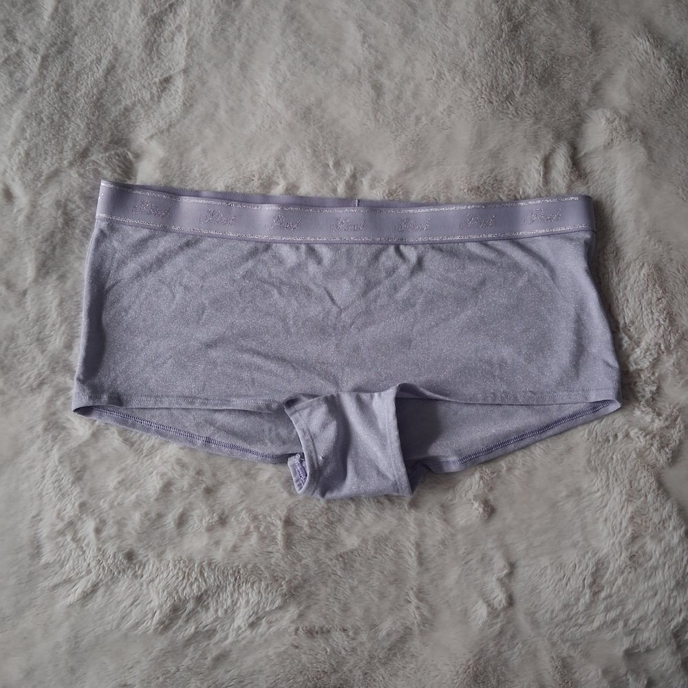 PINK Victoria's Secret Light Purple Boyshorts